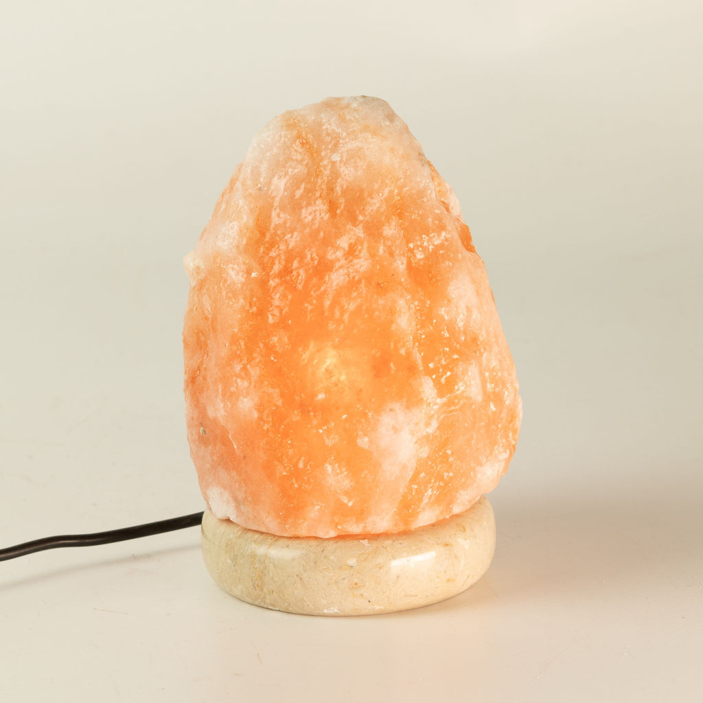 Lampada di sale dell'Himalaya USB – 11,5 cm, luce multicolore