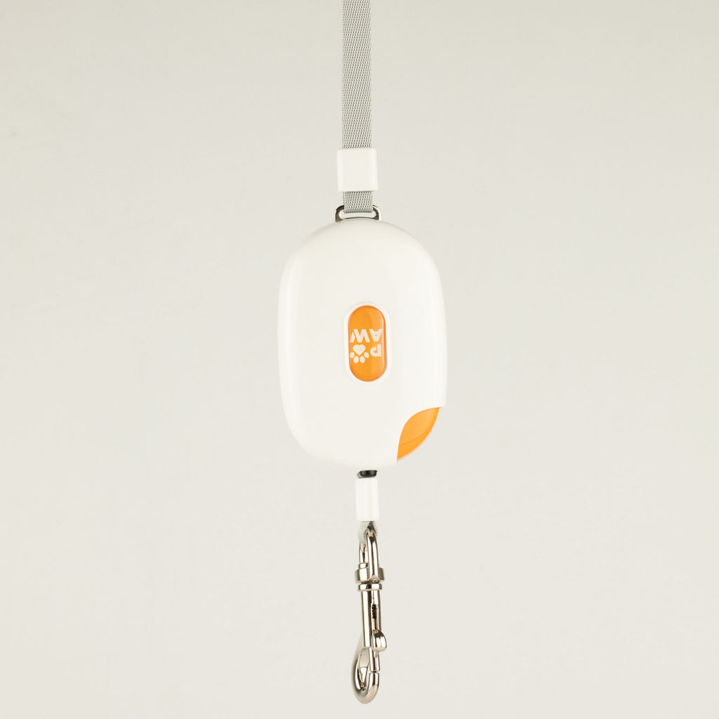 Guinzaglio avvolgibile Pocket Pod bianco – 1,5 m