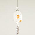 Guinzaglio avvolgibile Pocket Pod bianco – 1,5 m