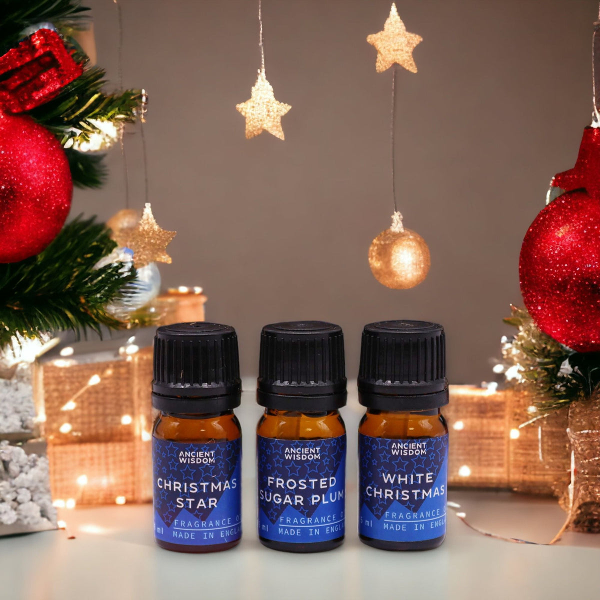 Set di 12 oli profumati natalizi "Delizie di Natale"