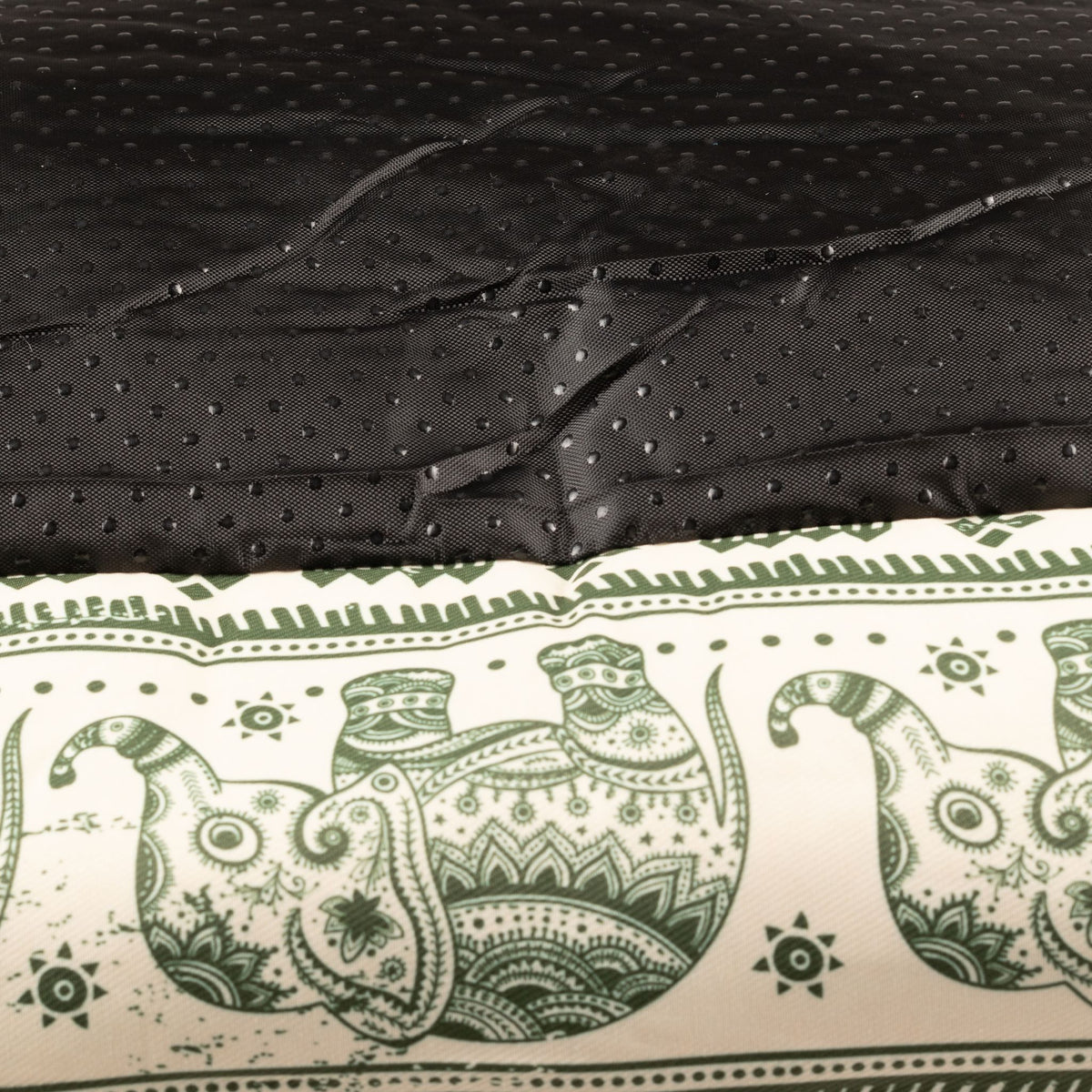 Cuccia Lucky Elephant verde – 60 × 50 × 14 cm