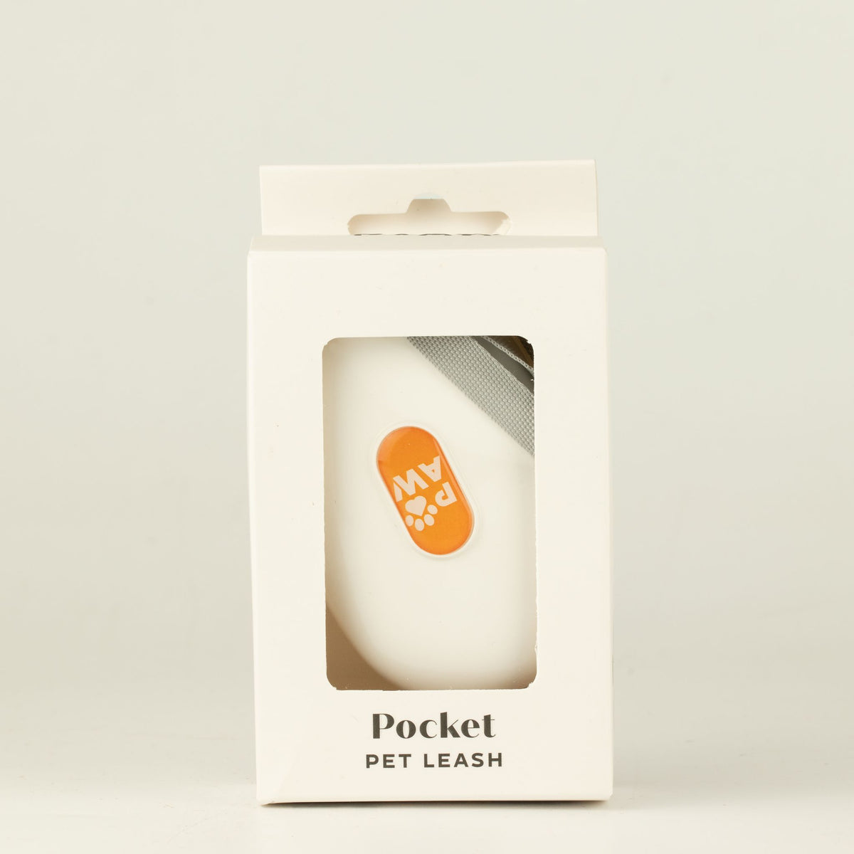 Guinzaglio avvolgibile Pocket Pod bianco – 1,5 m