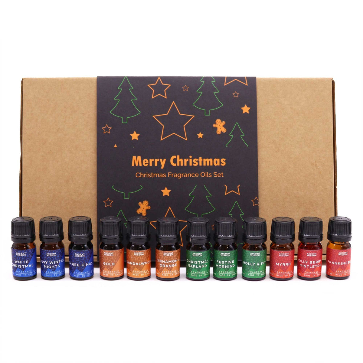 Set di 12 oli profumati "Profumi sacri del Natale"