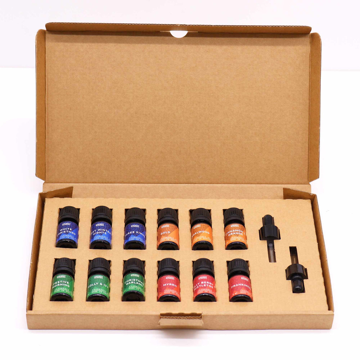 Set di 12 oli profumati "Profumi sacri del Natale"