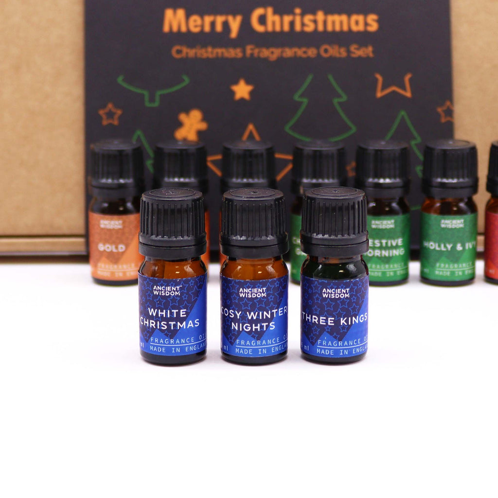 Set di 12 oli profumati "Profumi sacri del Natale"