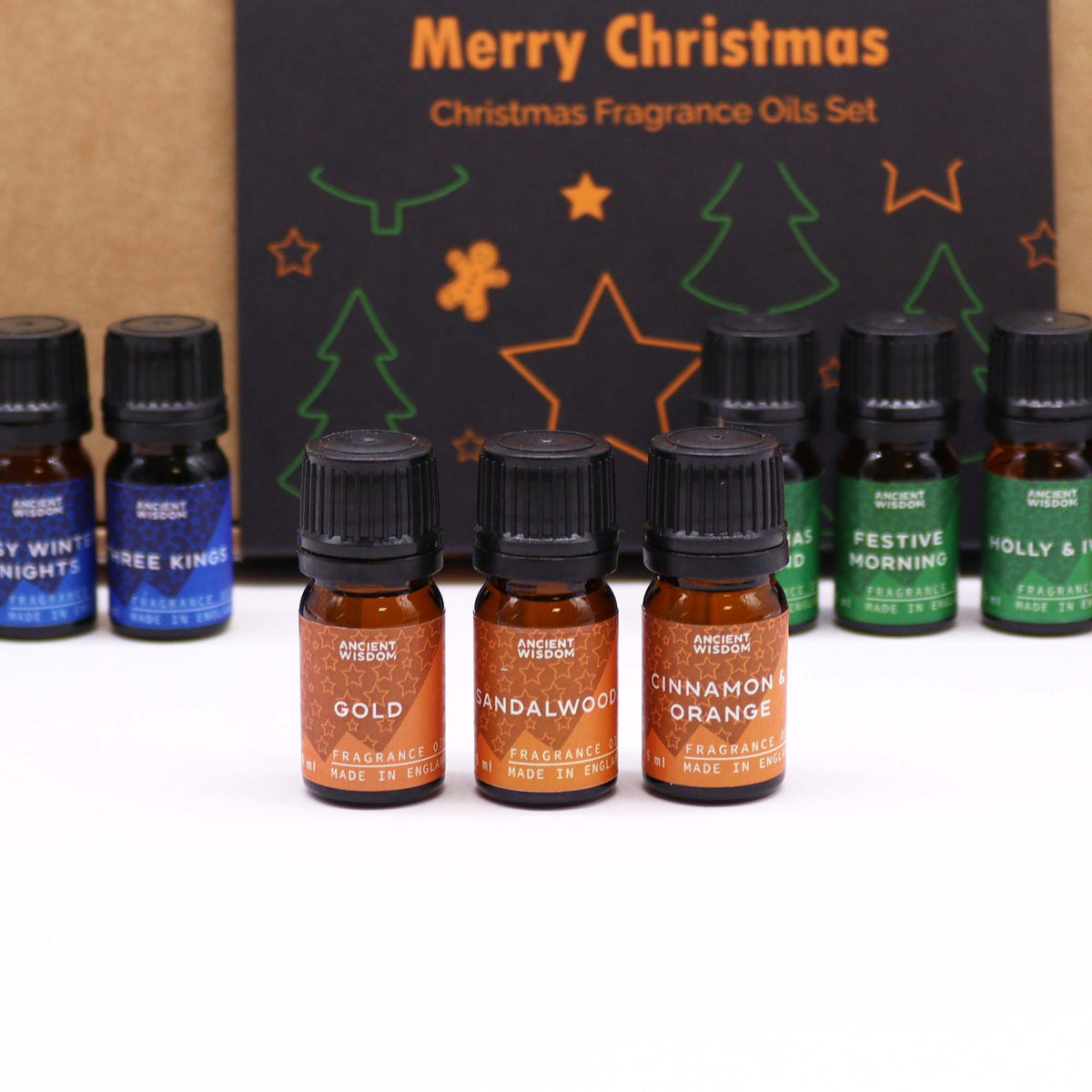 Set di 12 oli profumati "Profumi sacri del Natale"