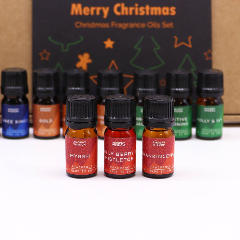 Set di 12 oli profumati "Profumi sacri del Natale"