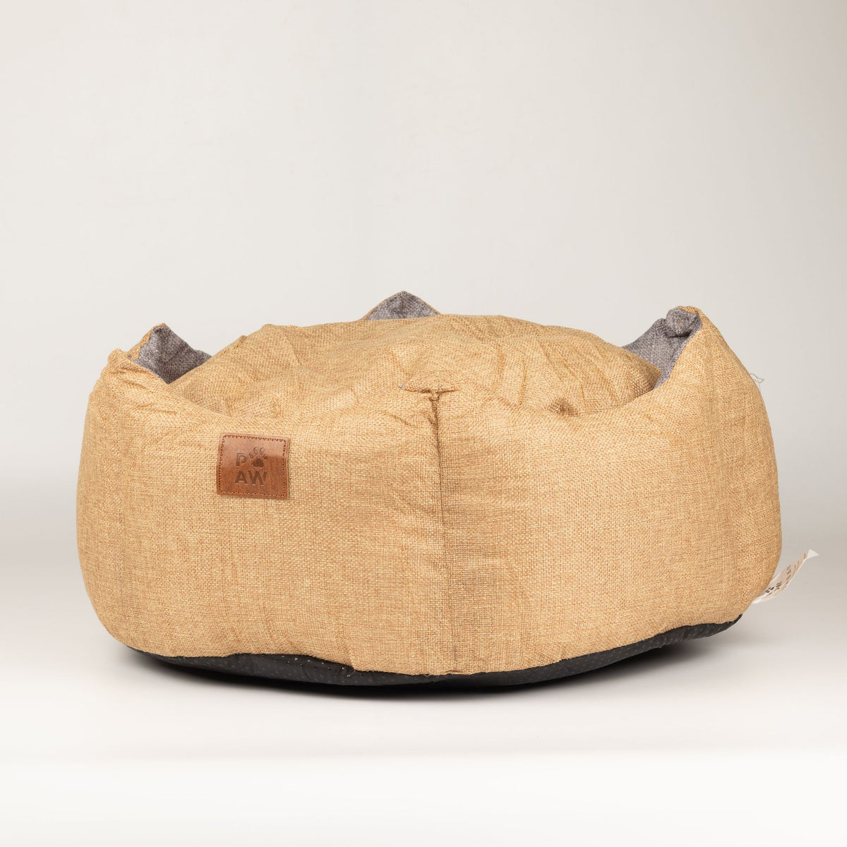 Cuccia a corona Royal sabbia e grigio – media, 50 × 50 × 26 cm