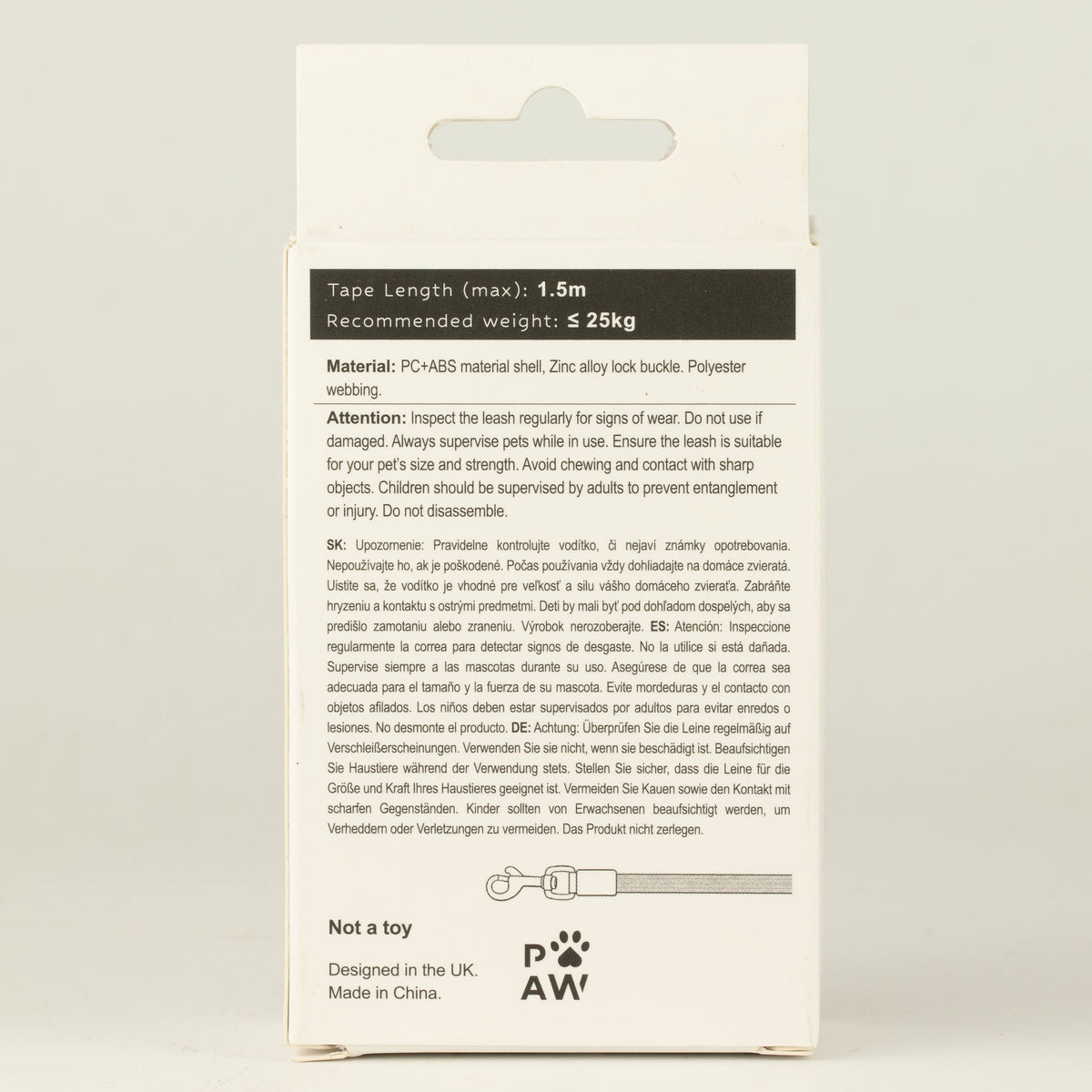 Guinzaglio avvolgibile Pocket Pod verde – 1,5 m