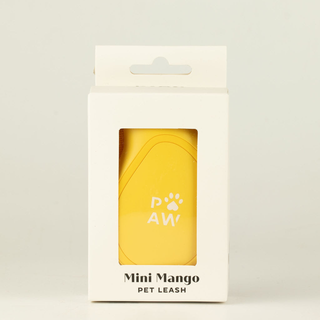 Guinzaglio avvolgibile Mini Mango giallo – 3 m