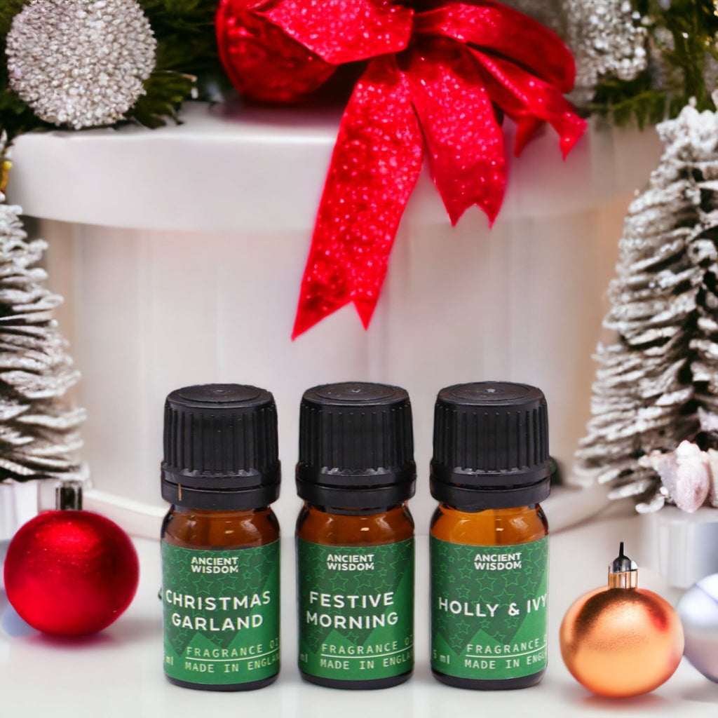 Set di 12 oli profumati "Profumi sacri del Natale"