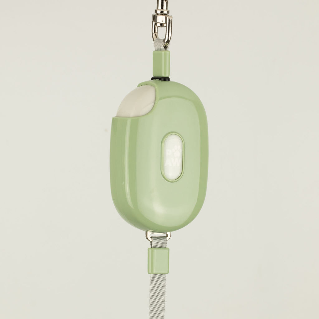 Guinzaglio avvolgibile Pocket Pod verde – 1,5 m