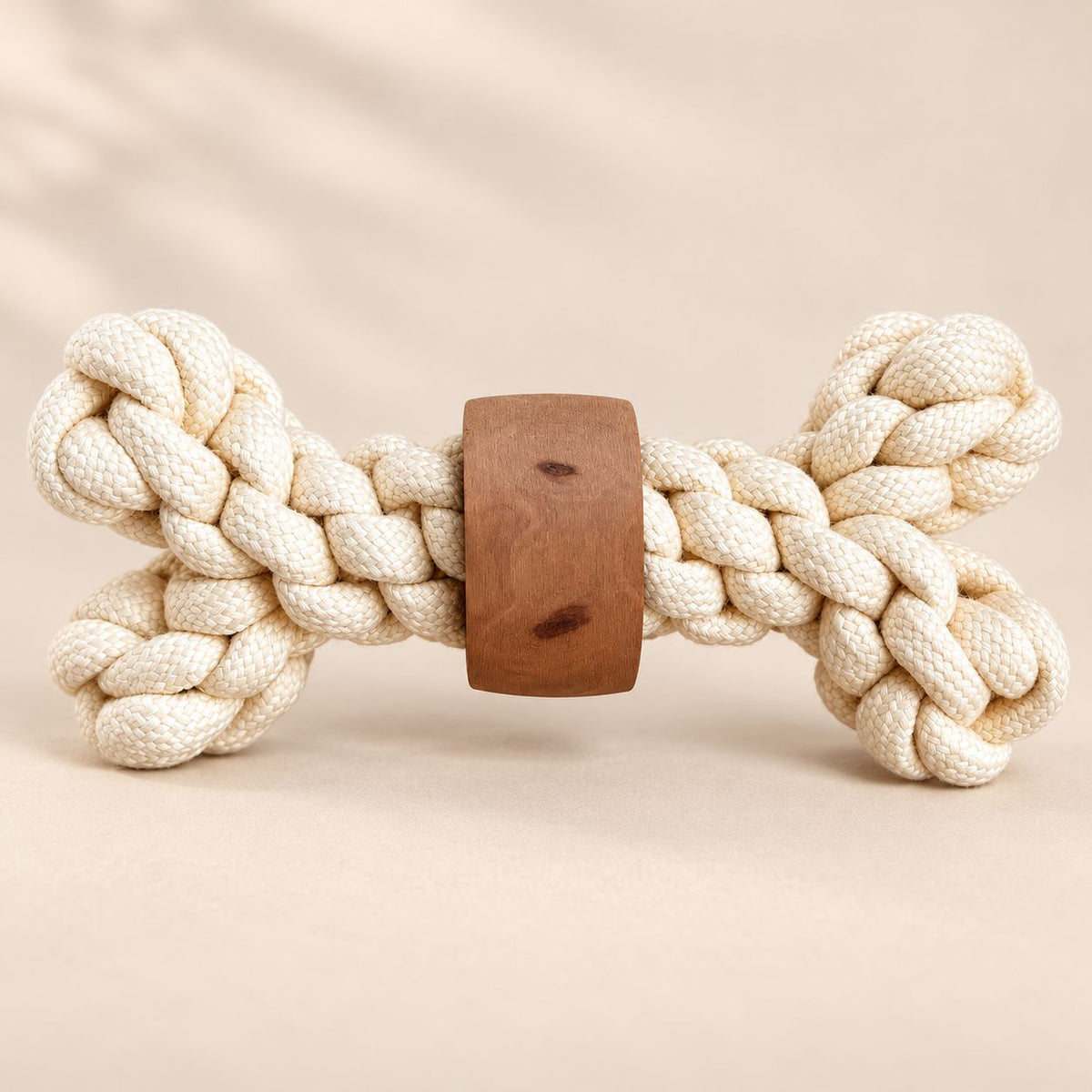 Osso in corda e legno di caffè "Power Knot"
