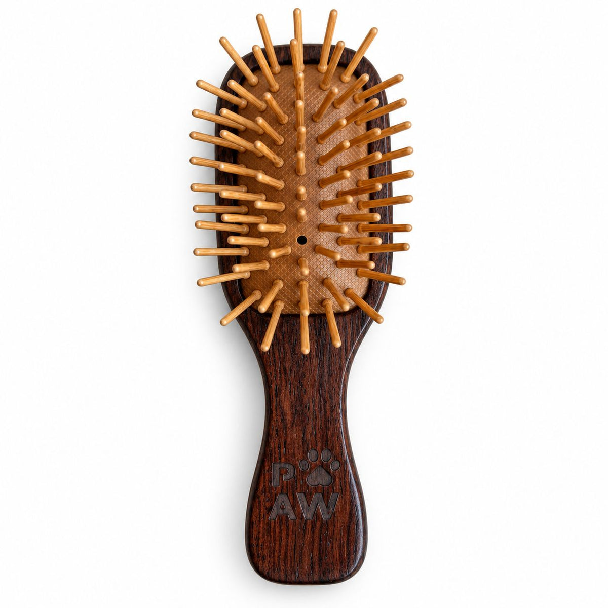 Mini spazzola massaggiante con dentini in bambù