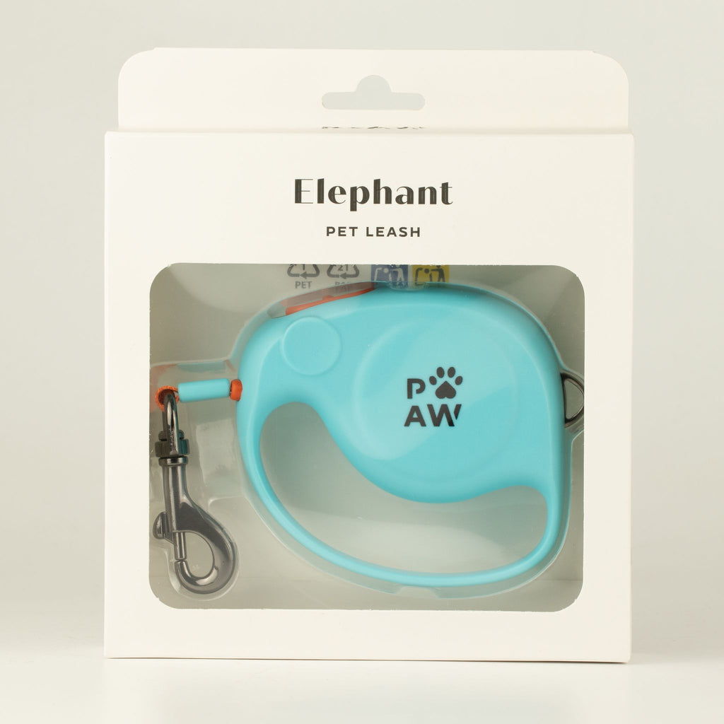 Guinzaglio avvolgibile Elephant Strap blu – 2 m