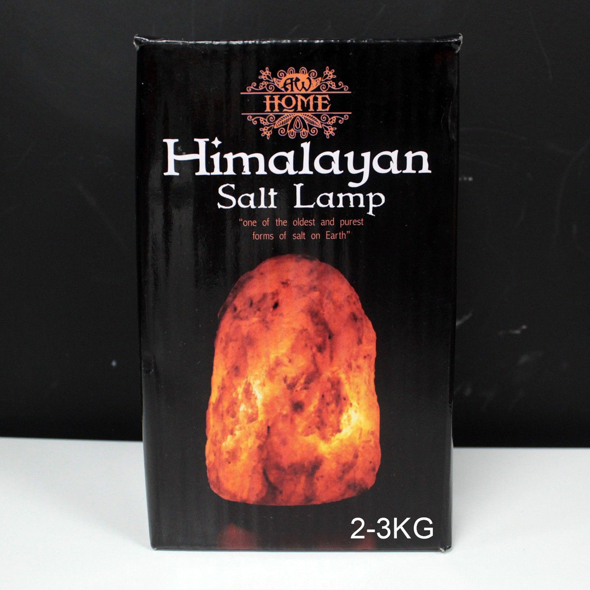 Lampada di sale dell'Himalaya naturale con base – 2-3 kg