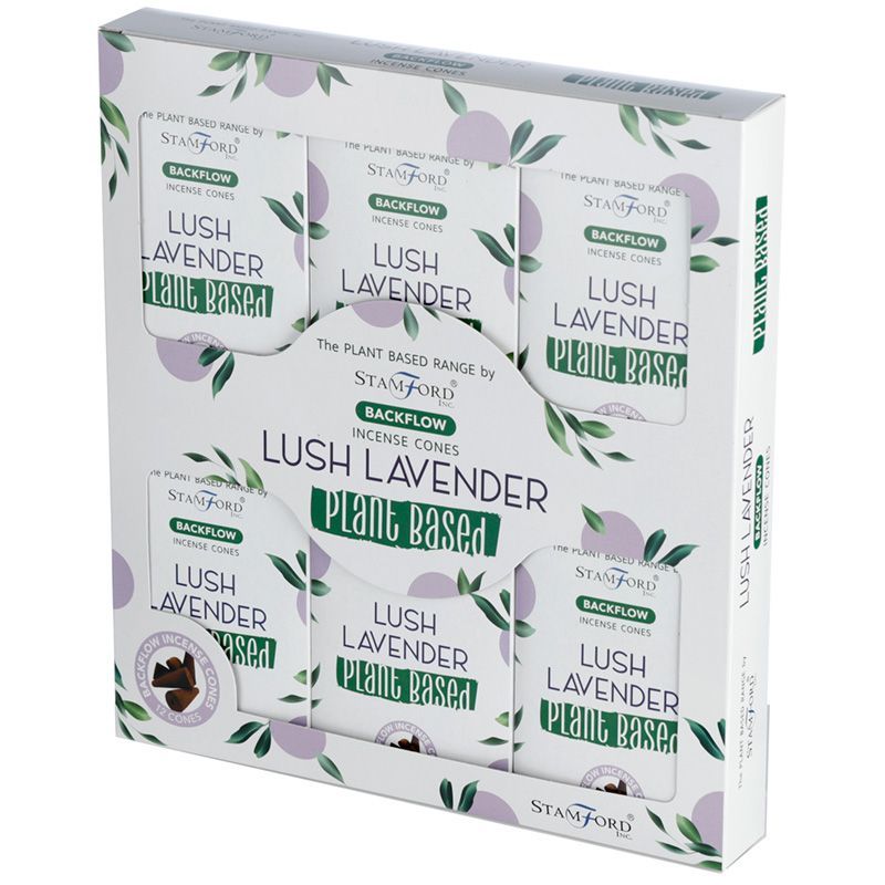 Coni di incenso a cascata "Lavanda" – 12 pezzi