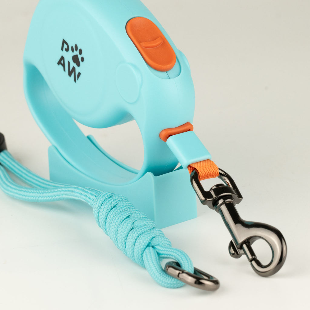 Guinzaglio avvolgibile Elephant Strap blu – 2 m