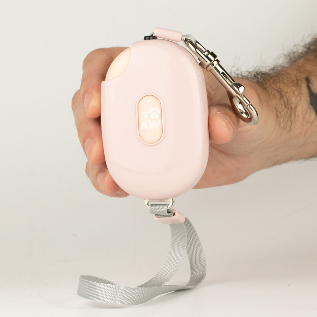 Guinzaglio avvolgibile Pocket Pod rosa – 1,5 m